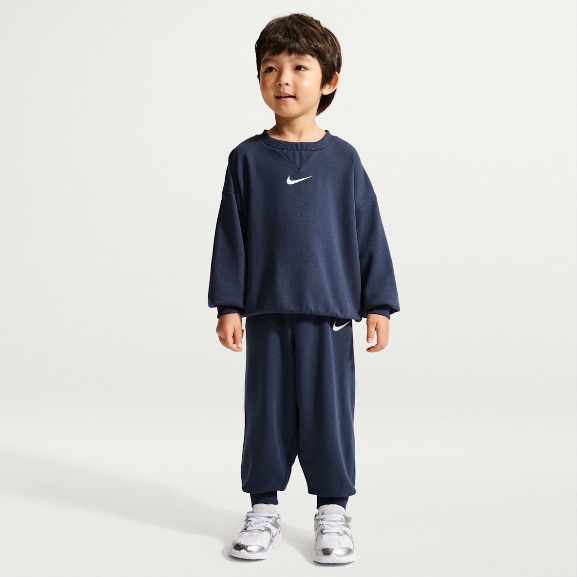 Nike 婴童法式毛圈圆领上衣和长裤套装