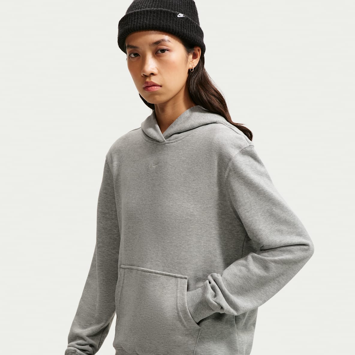 Nike Studio Fleece Lightweight 女子低克重套头连帽衫