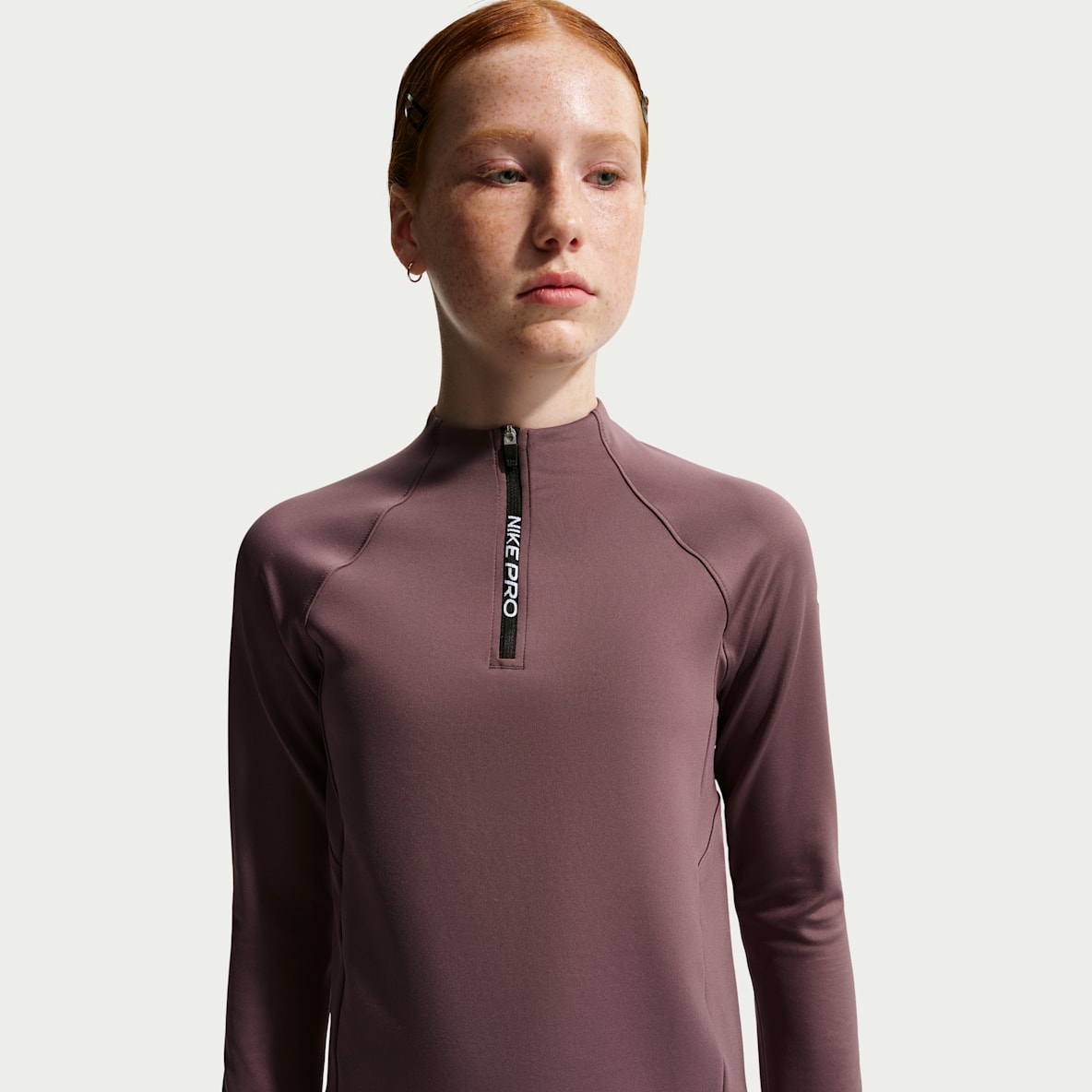 Nike Pro Dri-FIT 大童（女孩）速干长袖训练上衣