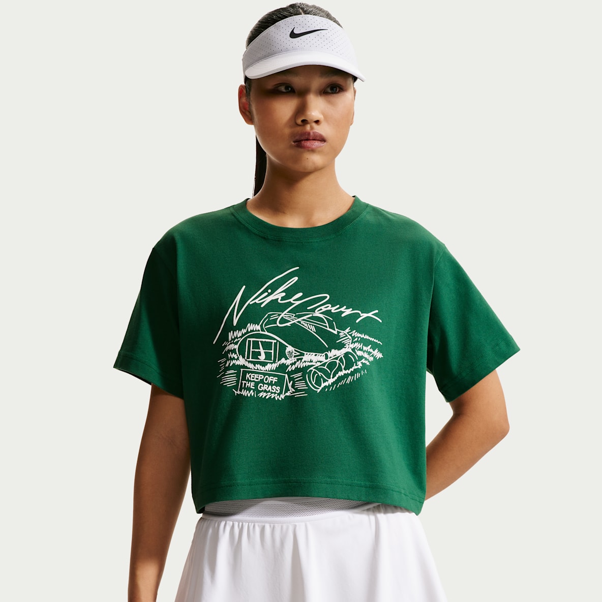 Nike 女子短款网球T恤
