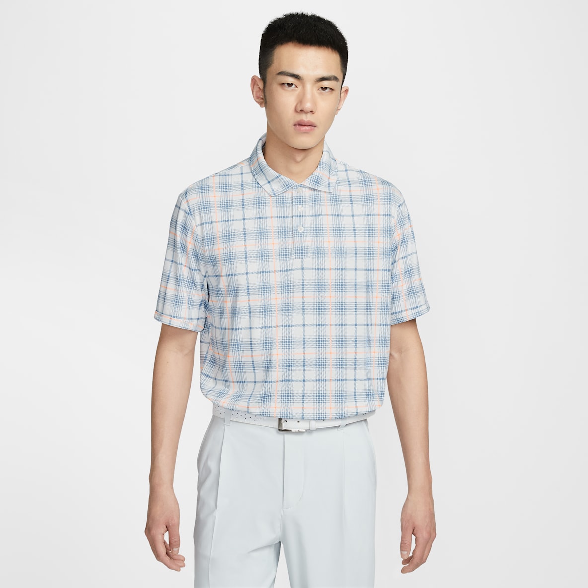 Nike Par Tartan Nike Par Tartan Dri-FIT 男子防晒速干高尔夫翻领T恤