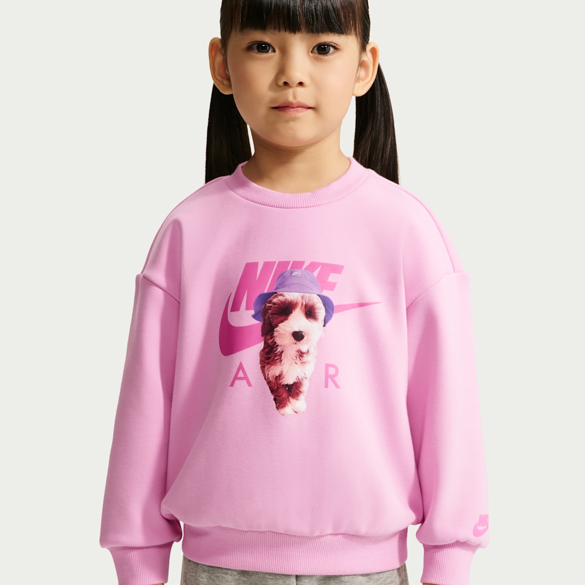 Nike Sun Pup 婴童印花加绒圆领上衣