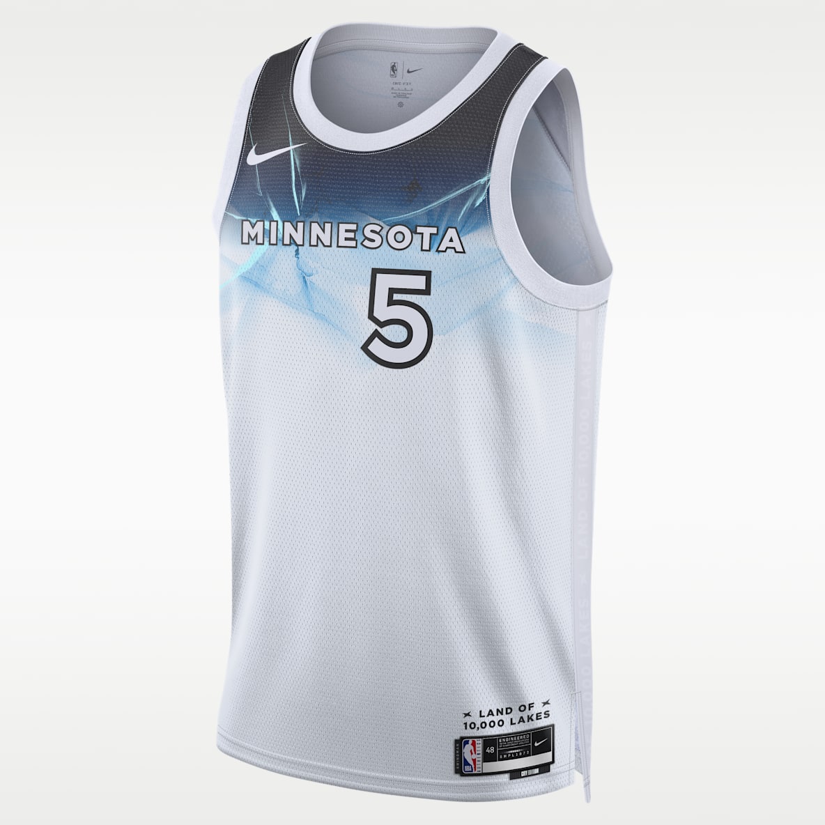 2024/25 赛季明尼苏达森林狼队安东尼·爱德华兹 (Anthony Edwards) City Edition Nike Dri-FIT NBA Swingman Jersey 男子速干球衣