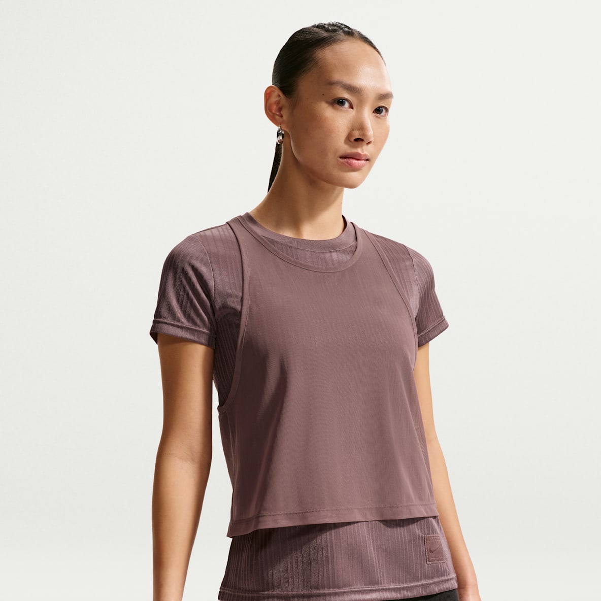 Nike Sportswear 女子修身版型两件套针织上衣