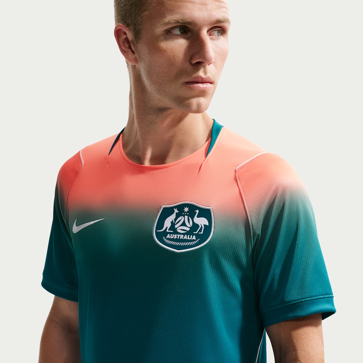 2026 赛季澳大利亚队客场球迷版 Nike Dri-FIT 男子速干短袖足球球衣