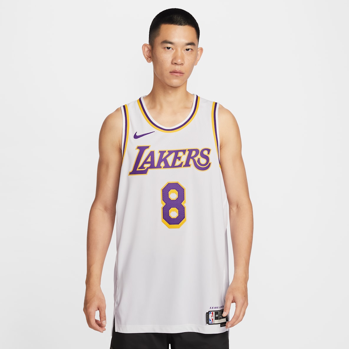 洛杉矶湖人队 Association Edition Nike Dri-FIT ADV NBA Authentic Jersey 男子速干球衣