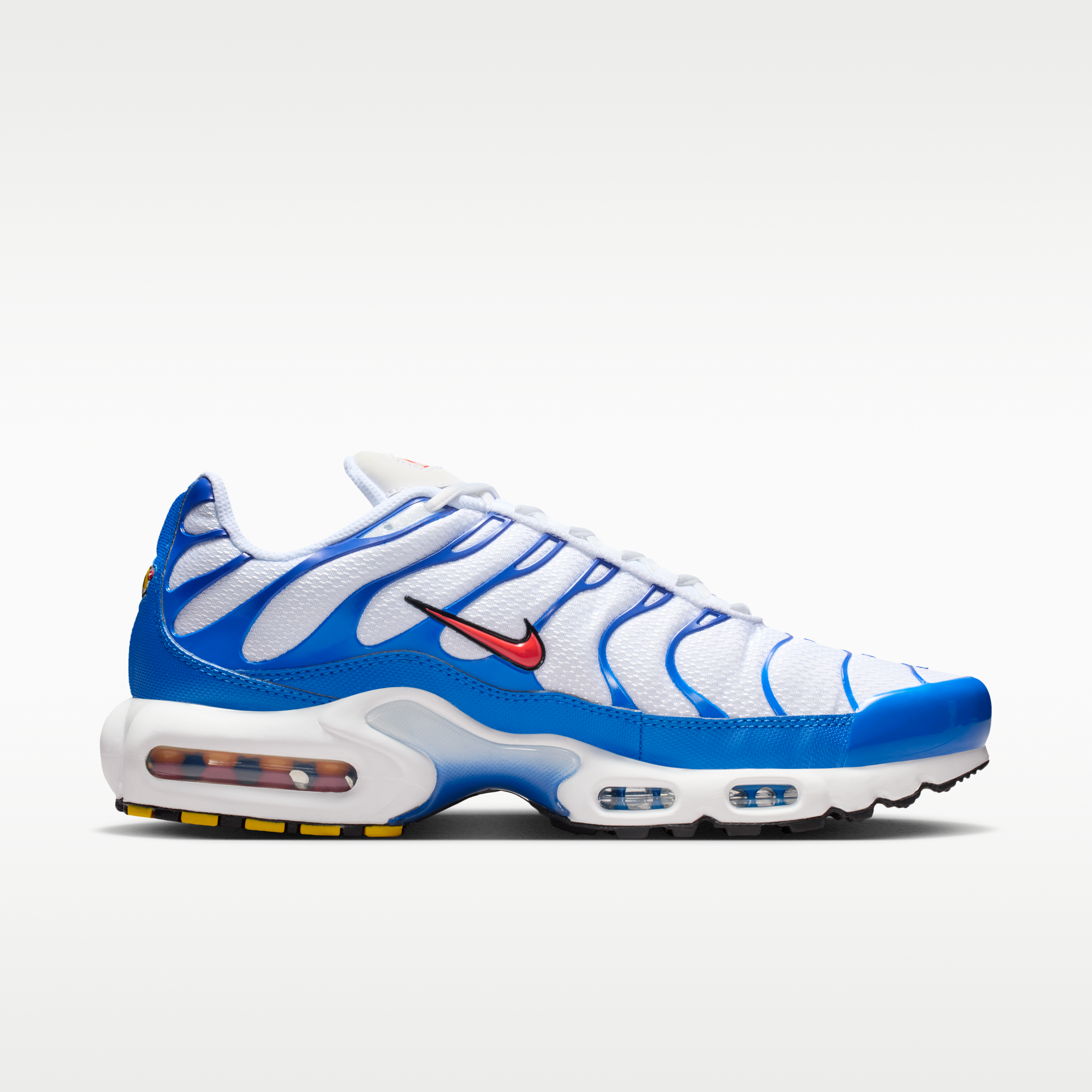 как выглядит Nike Air Max Plus Running Shoes Unisex White Blue - DM0032-107 фото