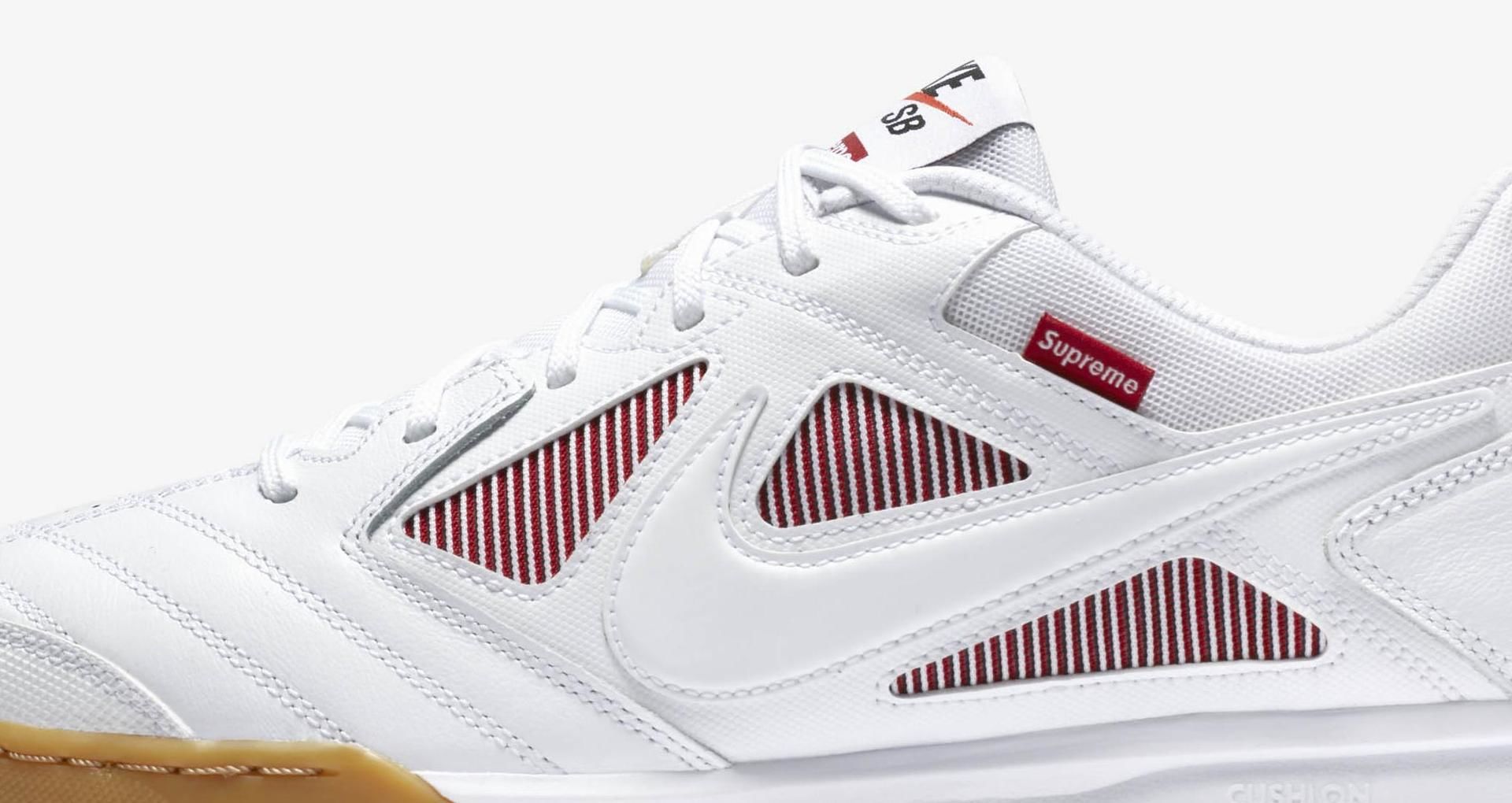 nike sb gato white gold