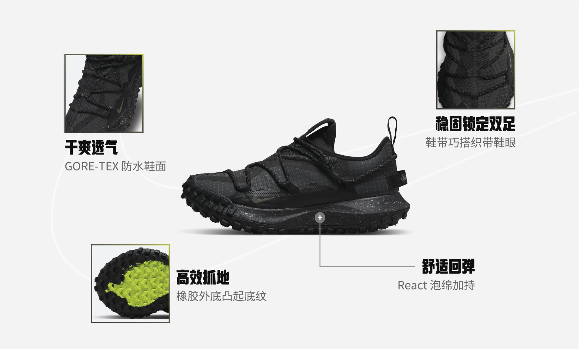 Nike ACG Mountain Fly Low GORE-TEX SE 男子防水运动鞋-NIKE 中文官方网站