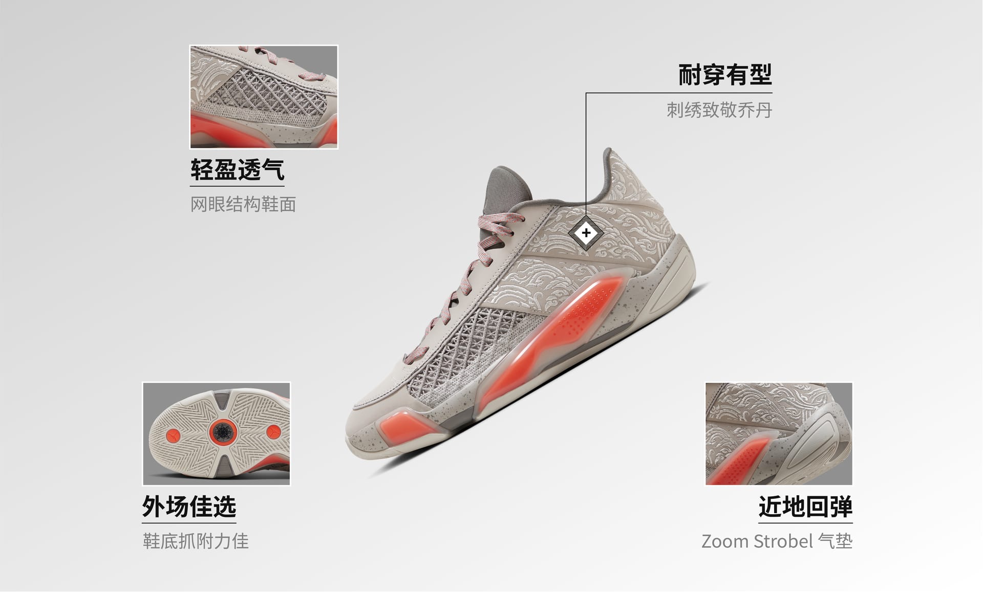 Air Jordan XXXVIII Low PF 男子篮球鞋-NIKE 中文官方网站